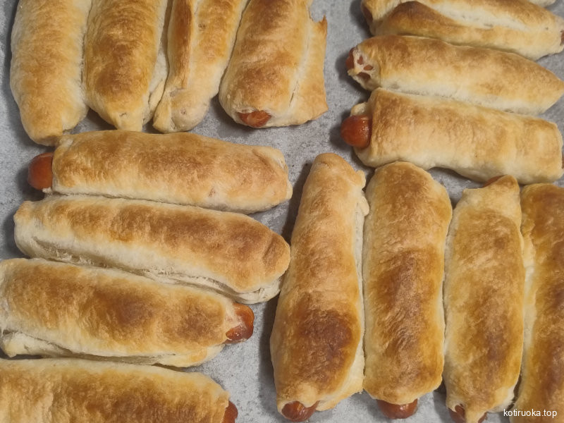 Nakki ja pekoni taikinassa